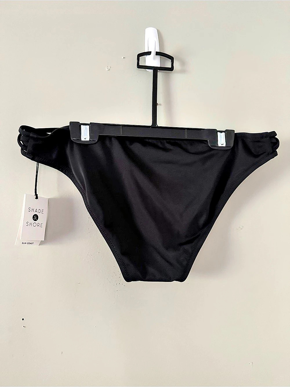 Shade & Shore Black Bikini Bottom Size Large NWT - Picture 2 of 4